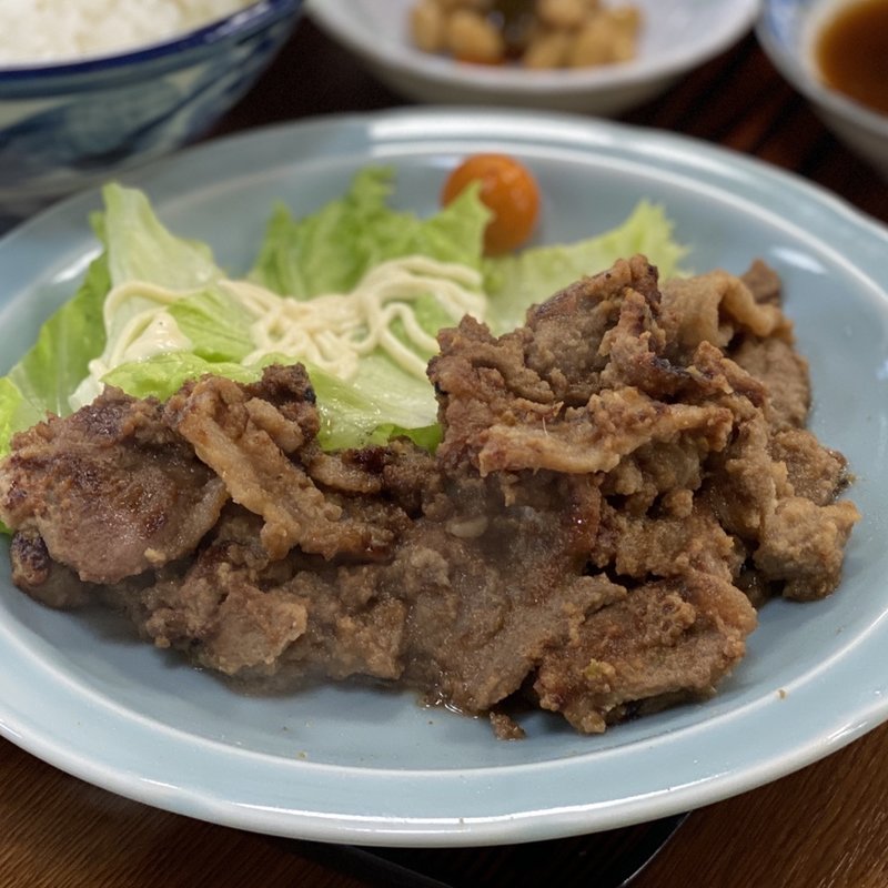 肉増しジン定食(海沼旅館 )