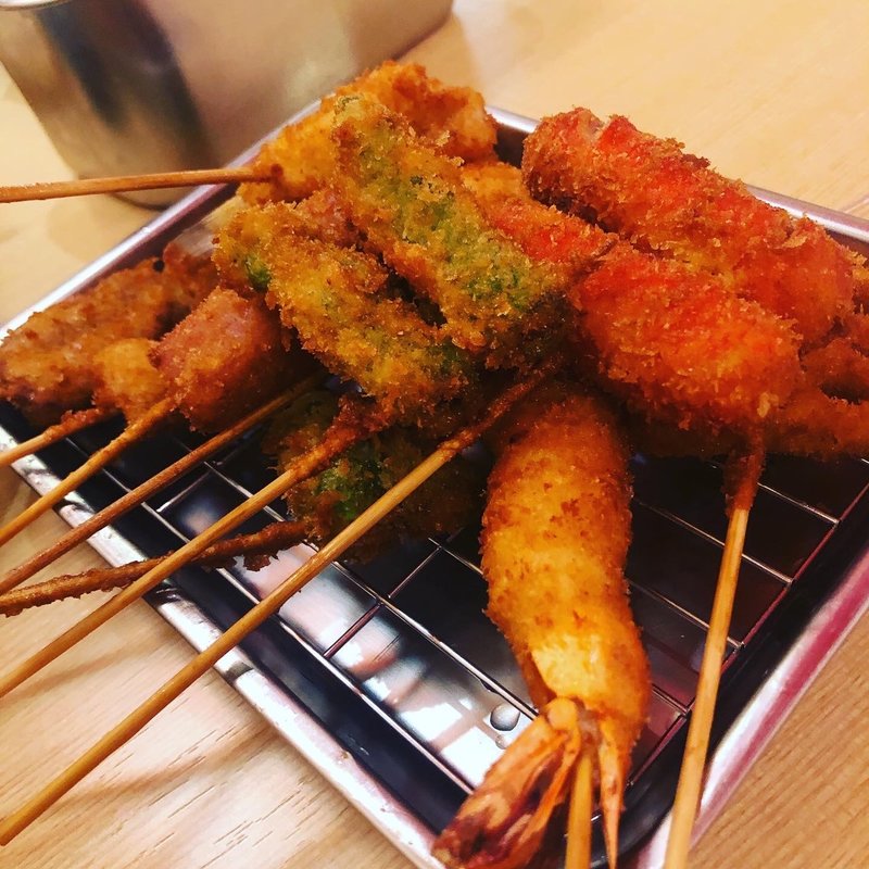 串揚げ(浪花　タコとハイボール)