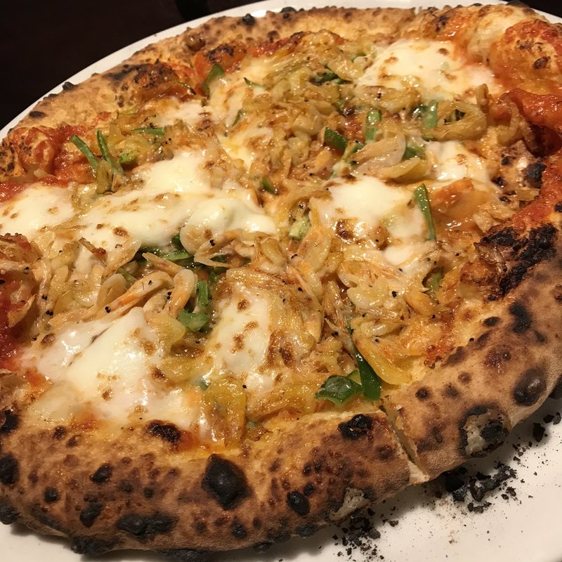 かま揚げ桜エビ 甘長とうがらし モッツァレラのトマトソース(LEGAME)