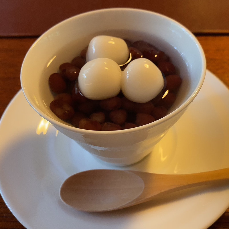 冷やしぜんざい(茶寮宝泉)