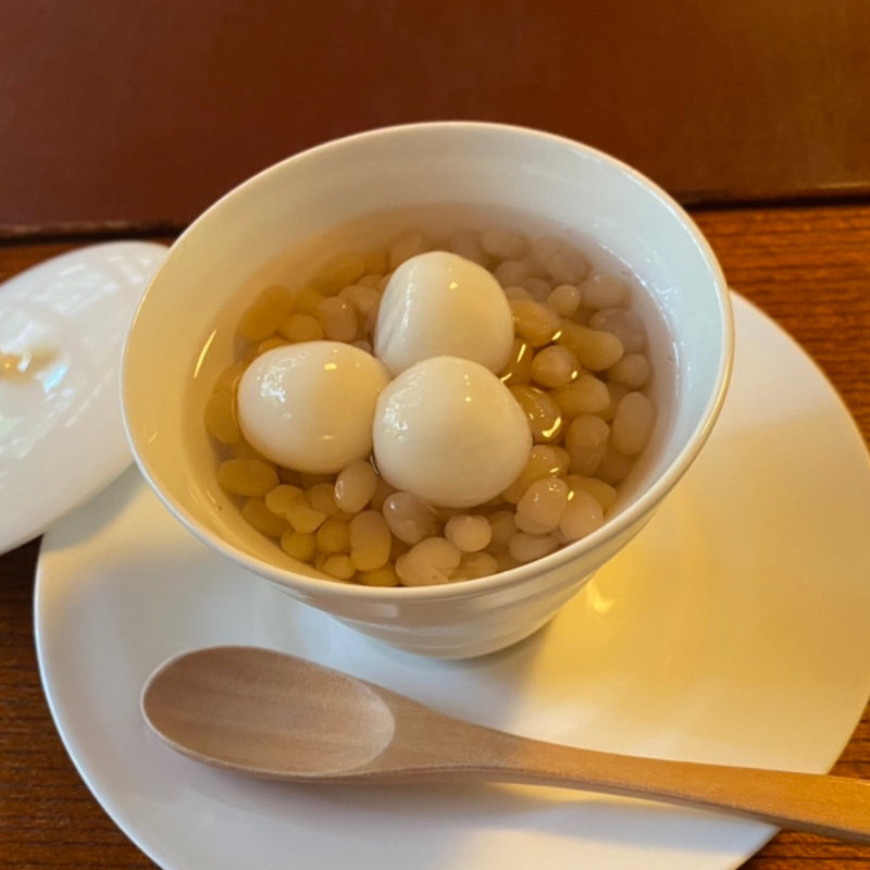 冷やし白ぜんざい(茶寮宝泉)