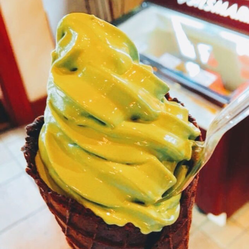 生チョコソフトクリーム 宇治抹茶(シルスマリア シャル桜木町店)