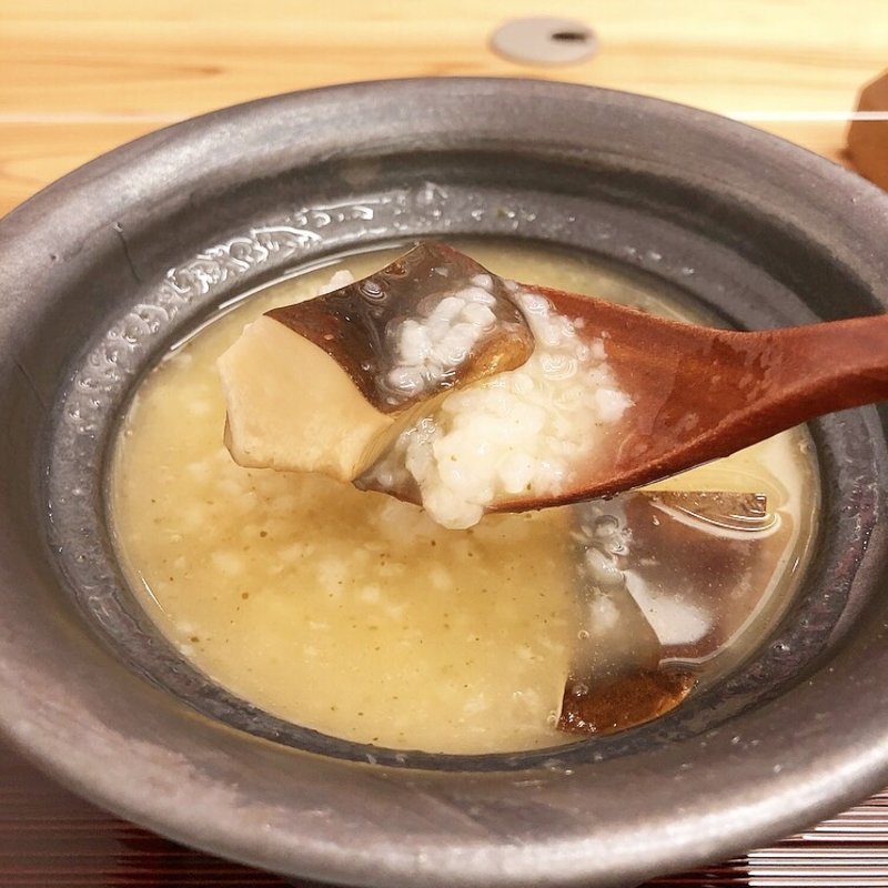 お粥(京都祇園 侘家古暦堂 うま味さん)