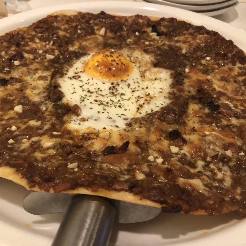 カレーピザ(cafe loco)