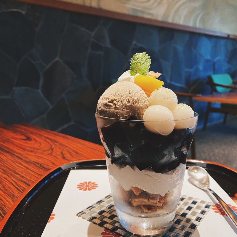 菊水 和風モダンパフェ(菊水茶廊 本店 （きくすいさろう）)