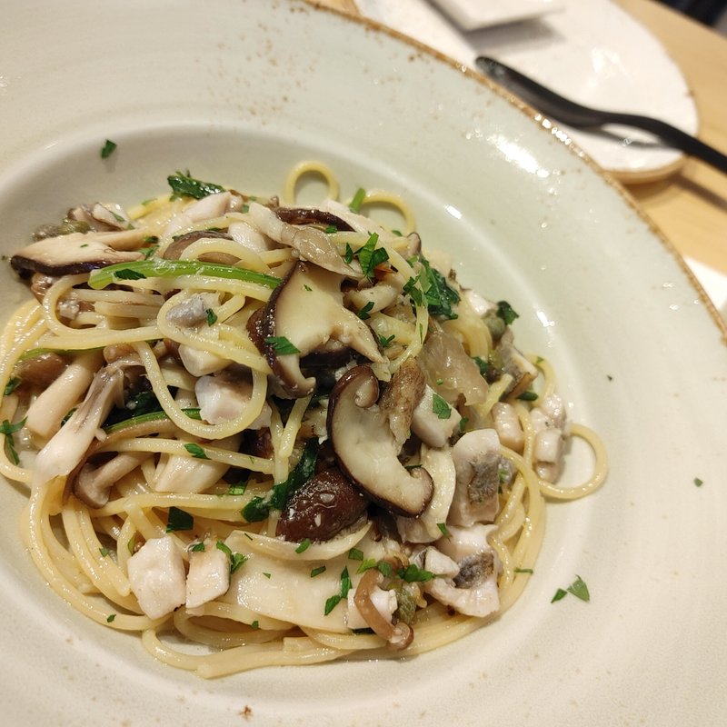 タチウオときのこのアーリオオーリオ(New light)