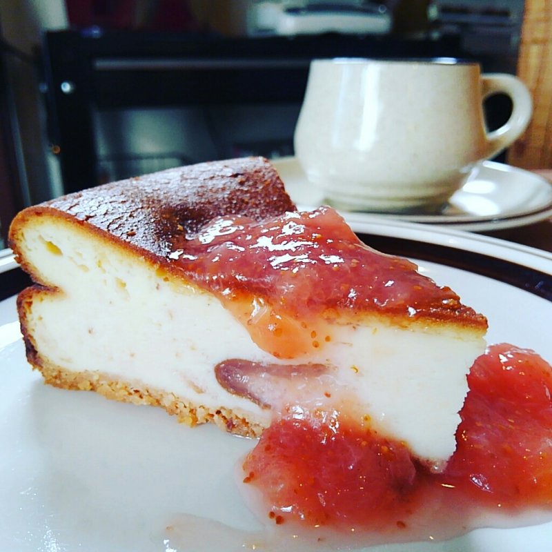 いちじくのチーズケーキ(ミナヅキ珈琲)