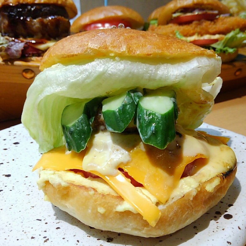 ツインWチーズバーガー(大枡　玉造店)