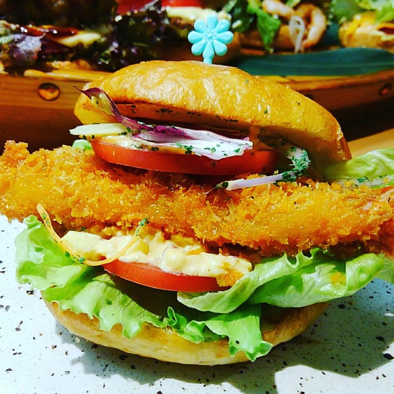 大海老フライバーガー(大枡　玉造店)