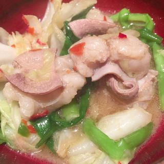 炙りもつ鍋