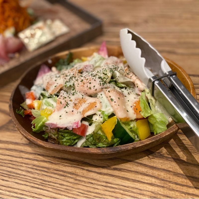 女子会コース　スモークサーモンのシーザーサラダサラダ(CAFE DAYS （カフェデイズ）)