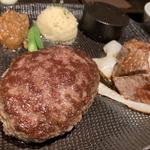 サイコロステーキ&タルタルハンバーグ(黒毛和牛　腰塚　目黒店)