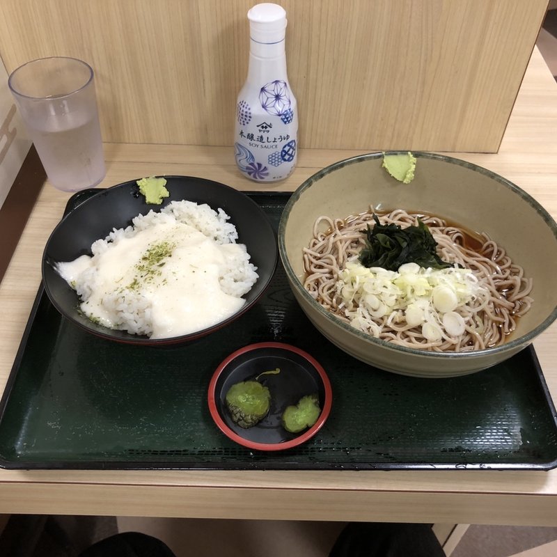 ミニとろろ丼セット(名代 箱根そば 祖師谷大蔵店)