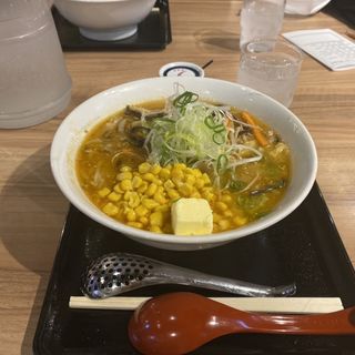 コーンバター拉麺(札幌味噌拉麺専門店けやき)