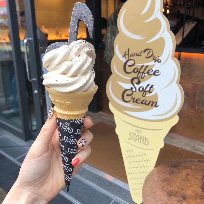 自家焙煎コーヒーソフトクリーム(THE STAND ザ　スタンド)