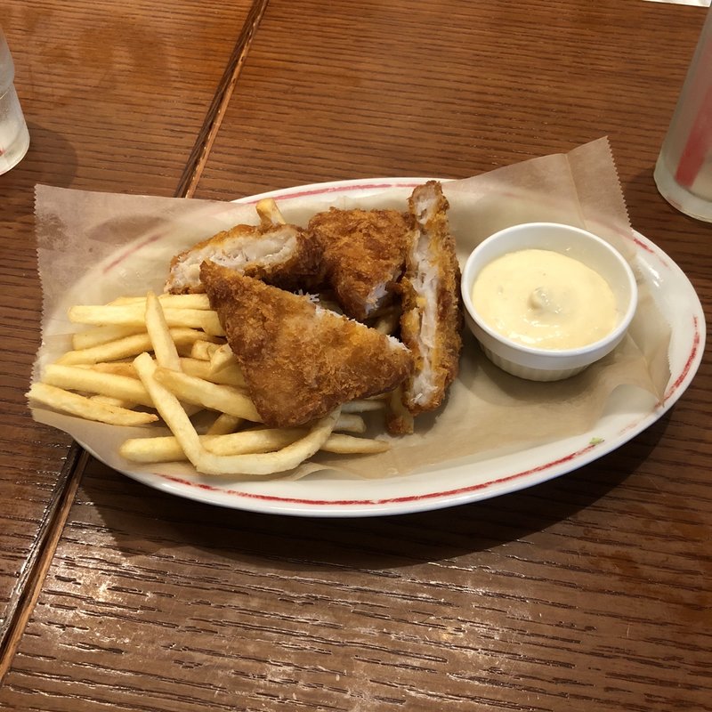 フィッシュアンドチップス(テンフィンガーズバーガー)