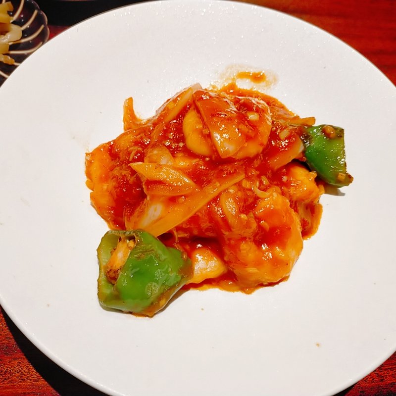 海老のチリソースランチ(新中国料理HARAKAWA 北新地店)