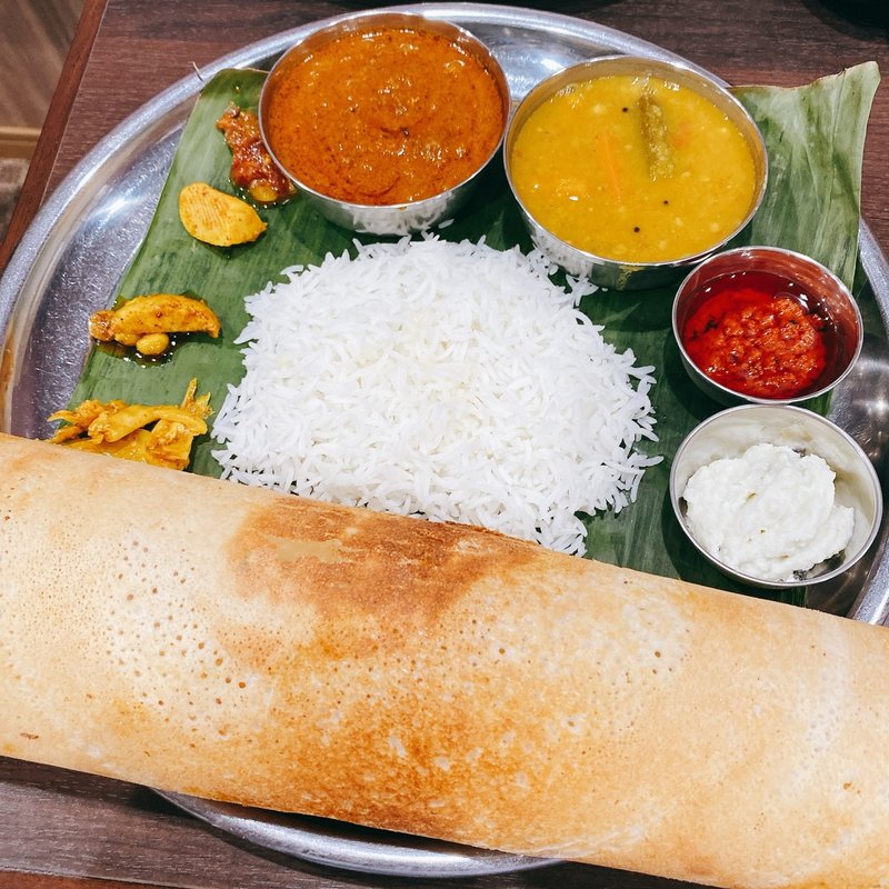 ミールス&ドーサセット(ココバナナ)