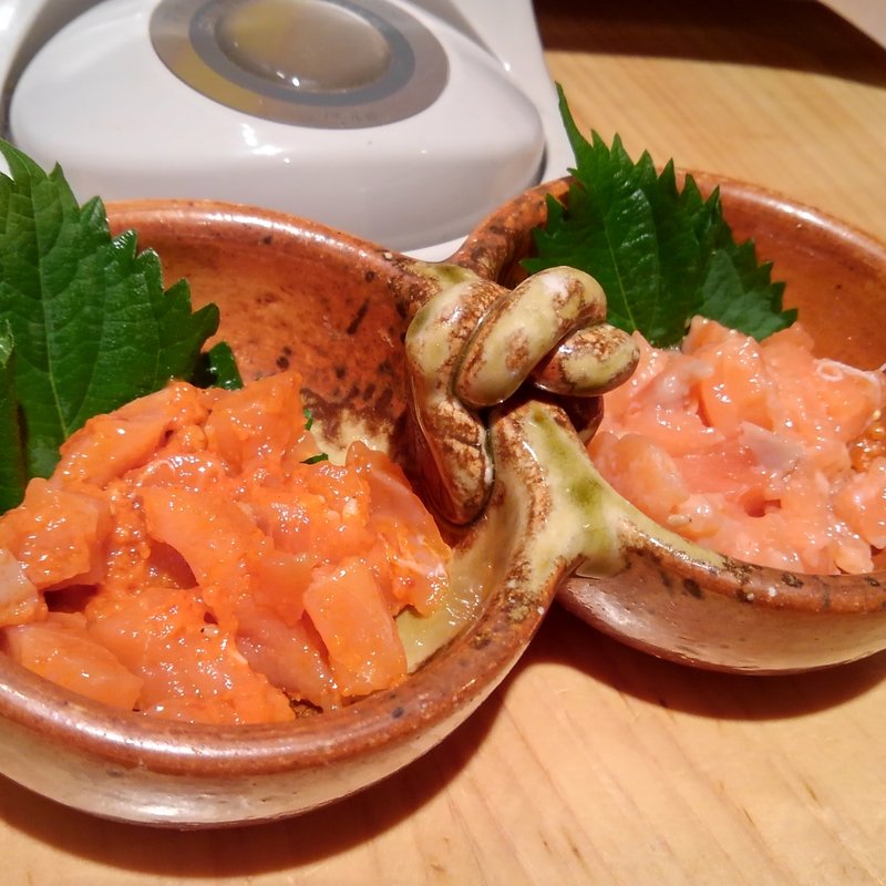 サーモンユッケ(磯丸 熱海平和通り店 )