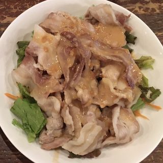 豚肉のニンニクソース炒め(鍋家 阿佐ヶ谷店)
