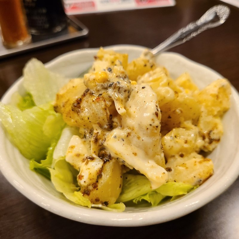 一休特製のタルタルポテトサラダ(居酒屋一休 巣鴨店)