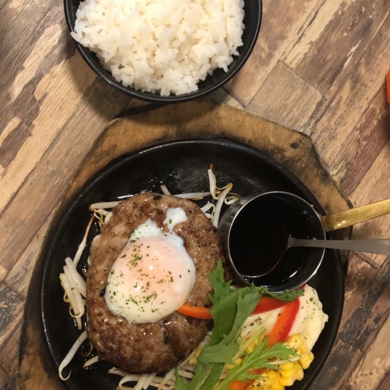 てりたまハンバーグ(ハンバーグレストランBOSTON 中津店)