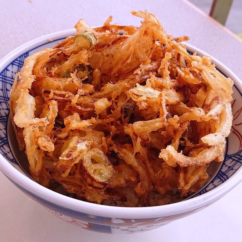 かき揚げ丼(越後そば・うどん)