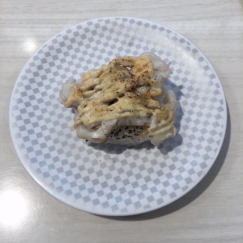 いかなんこつ明太マヨ炙り(魚べい 名古屋守山店)