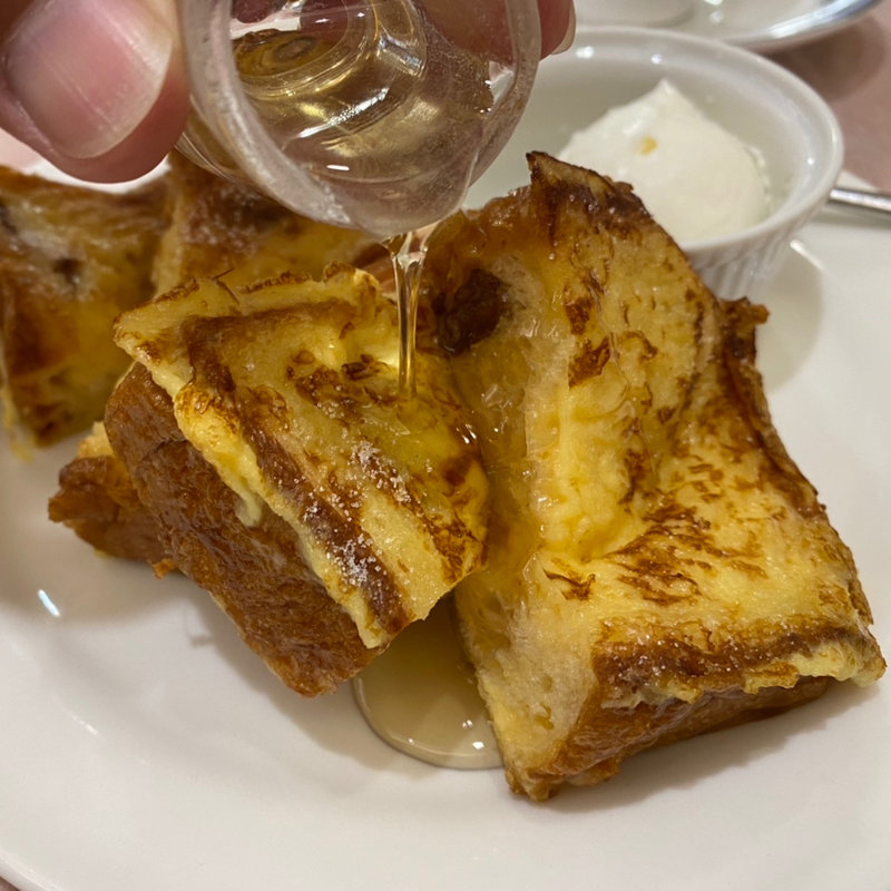 レーズンデニッシュのふんわかフレンチトースト(M's 珈琲（エムズコーヒー）)