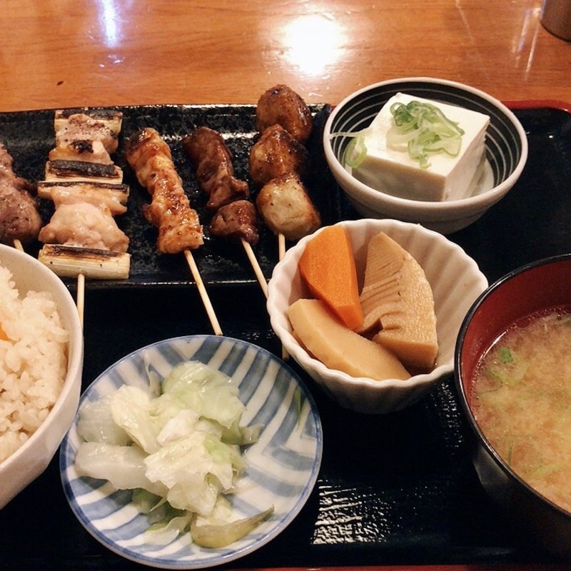 炭火焼き定食(やきとり戎 西荻北口店)