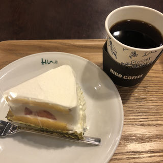 ブラジルシャパドンとショートケーキ(ヒロコーヒー 尼崎つかしん店 )
