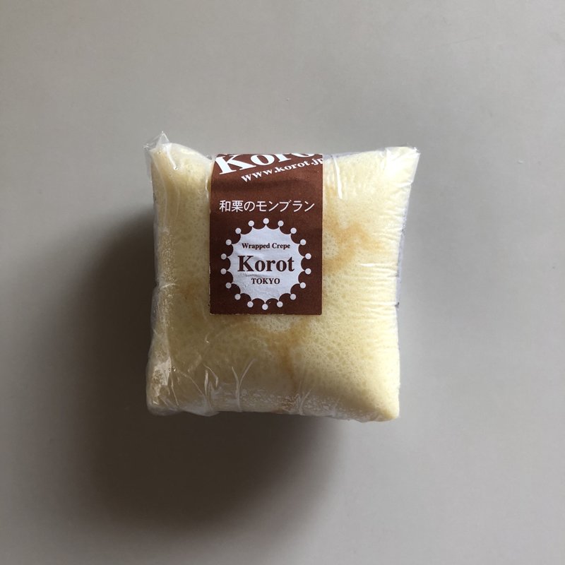 和栗モンブラン(ラップド クレープ コロット 有楽町メトロ店)