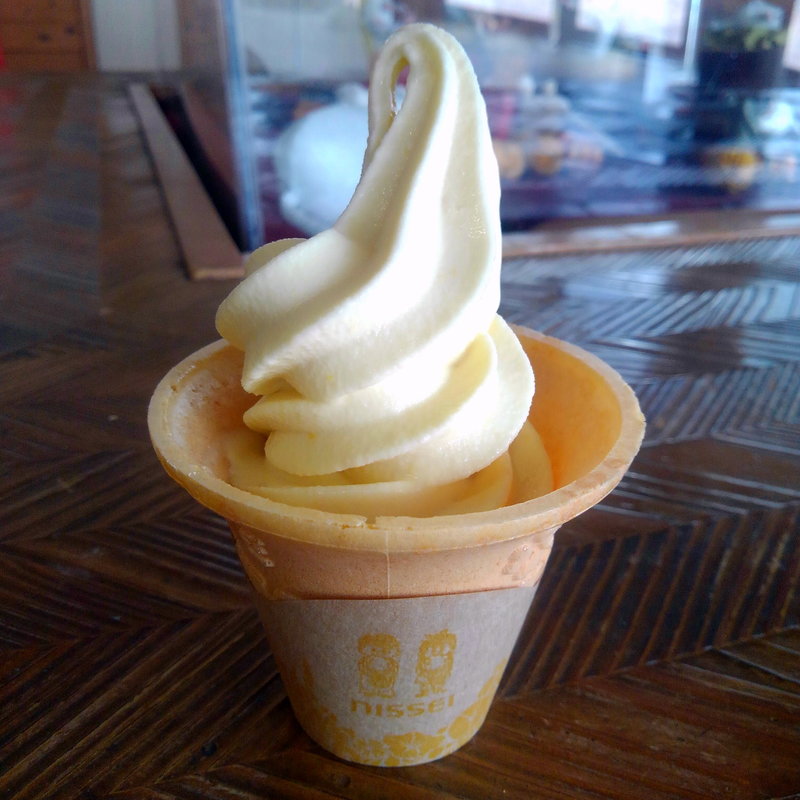 とうもろこしソフト　ミニ(道の駅よねやま ふる里センターY・Y （ミチノエキヨネヤマ フルサトセンターワイワイ）)