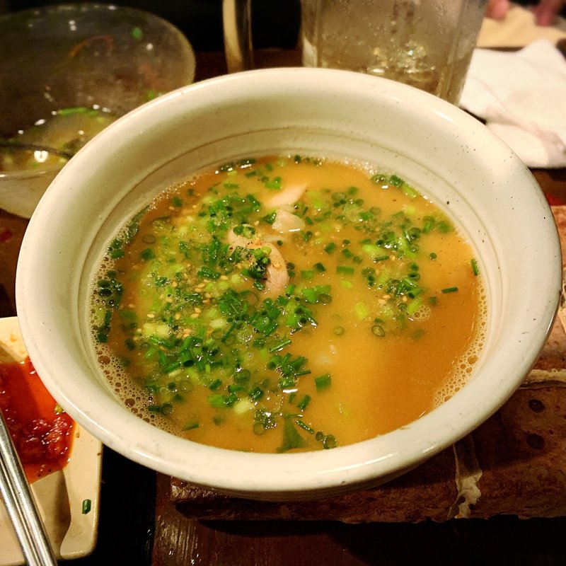 最強の鶏うどん(魅惑の七輪 らんまん （ミワクノシチリンランマン）)