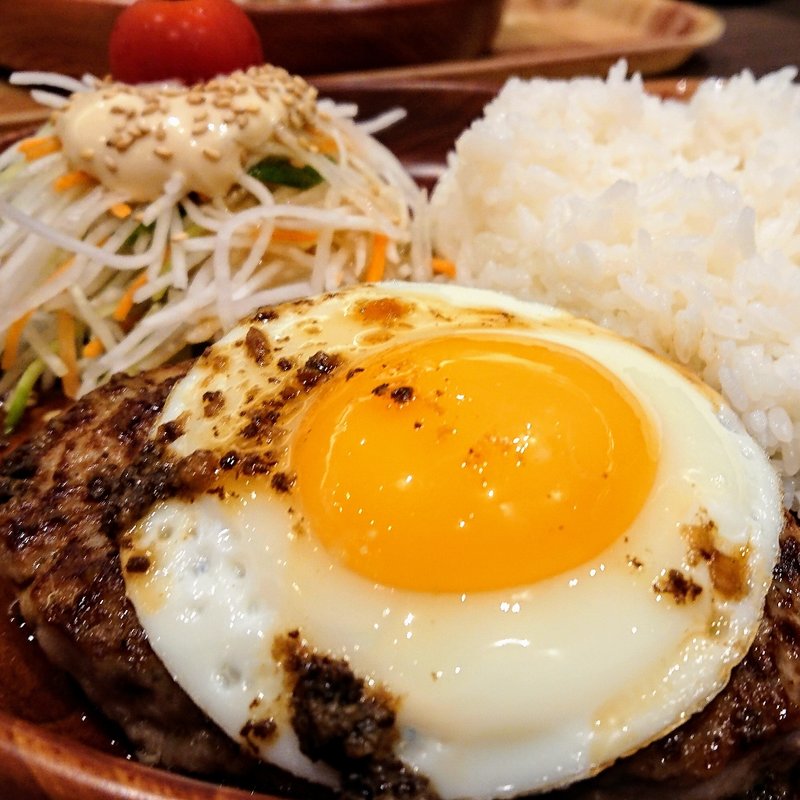 エッグバーグディッシュ(150g)(びっくりドンキー モザイクモール港北店)