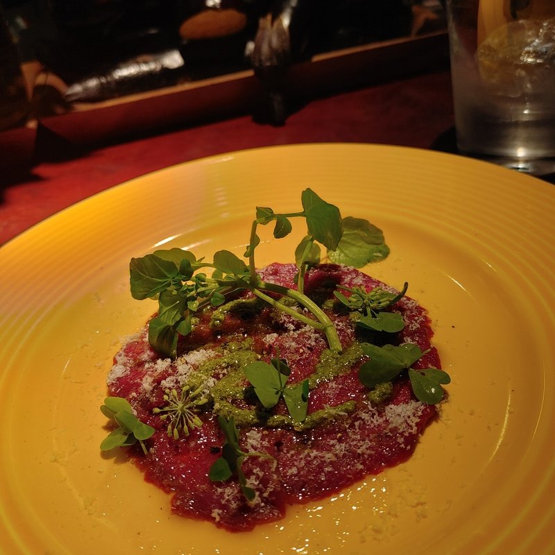 蝦夷鹿のカルパッチョ(BAR bin恵比寿)