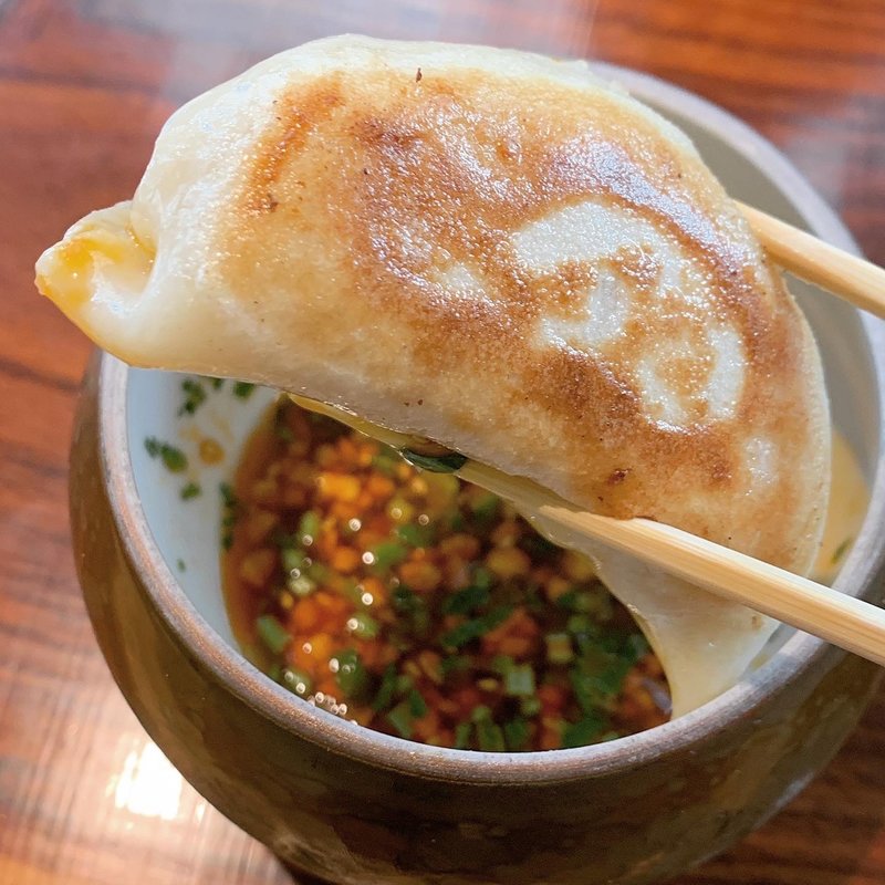 よだれ鷄につける山椒麺と餃子からの豆乳(TexturA (テクストゥーラ))