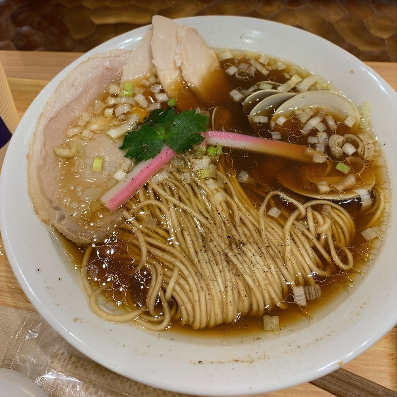 蛤醤油そば(むぎとオリーブ　伊丹ゲート店)