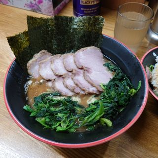 チャーシュー麺＋ほうれん草(麺家 紫極)
