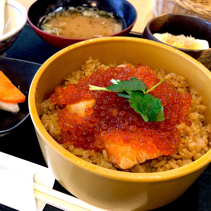 はらこ飯定食(寿松庵 仙台空港店)
