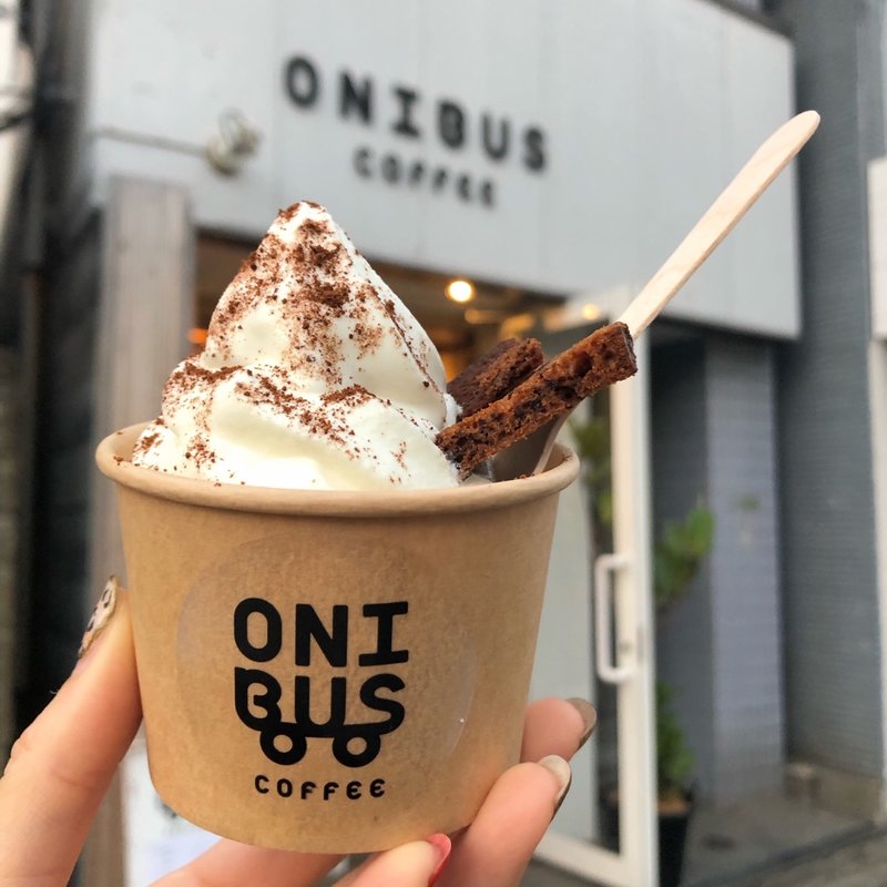 ミルクソフトクリーム(オニバスコーヒー奥沢店)