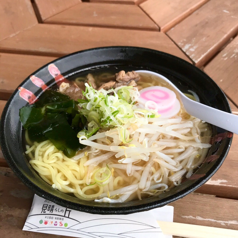 牛骨しおラーメン(砂丘センター　見晴らしの丘)