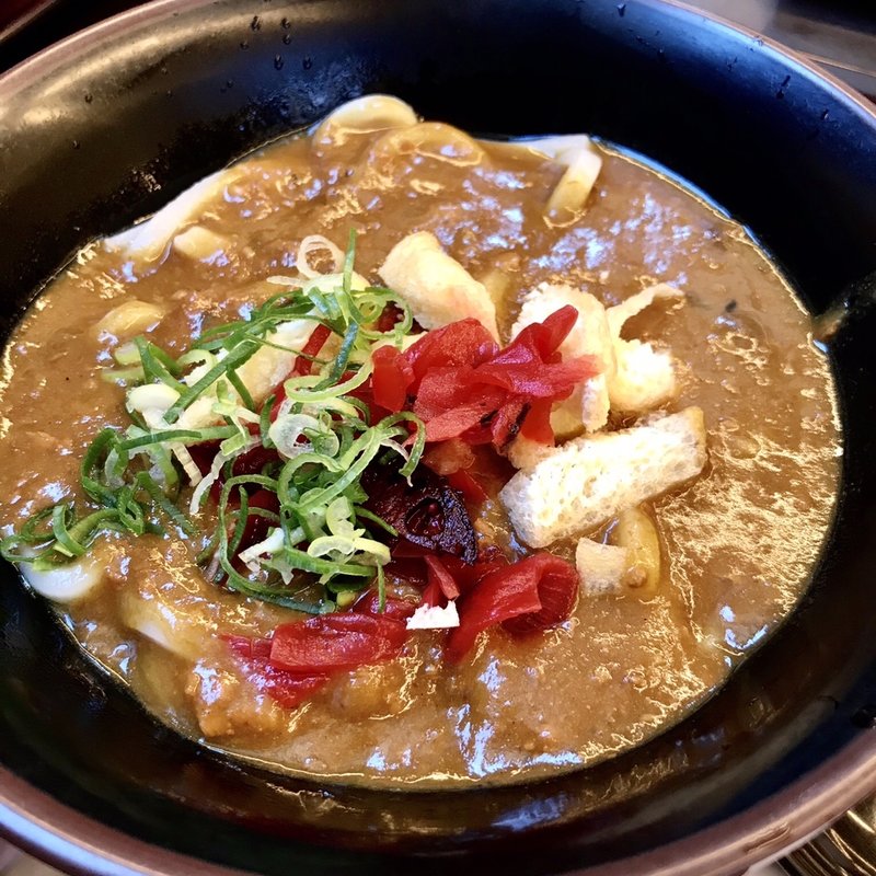 カレーうどん(道の駅なぶら土佐佐賀)