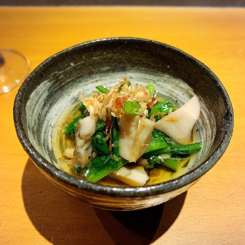 お通し(伊勢海老蕎麦 清正)