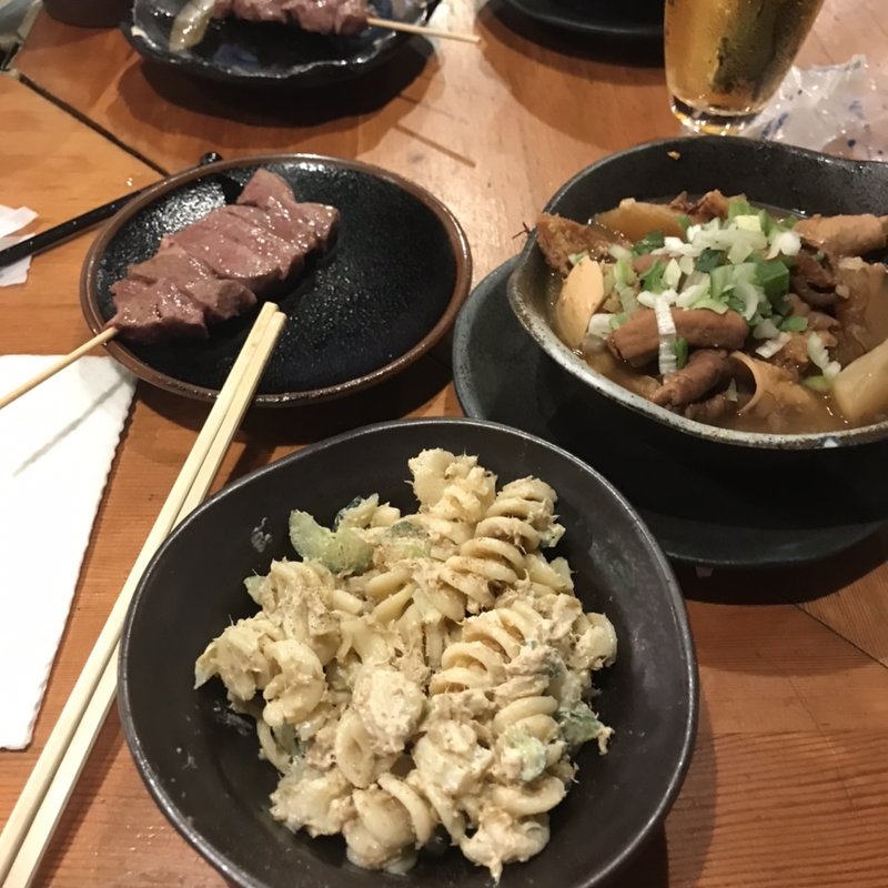 マカロニサラダ(焼とん まるや)