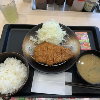ロースカツ定食(松乃家 池田店 )