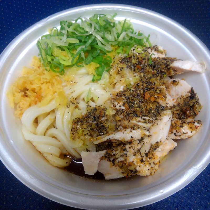 鶏チャーシューねぎだれぶっかけ　テイクアウト(丸亀製麺 一関中里)