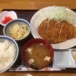 とんかつ定食(大)(とんかつたぬき )