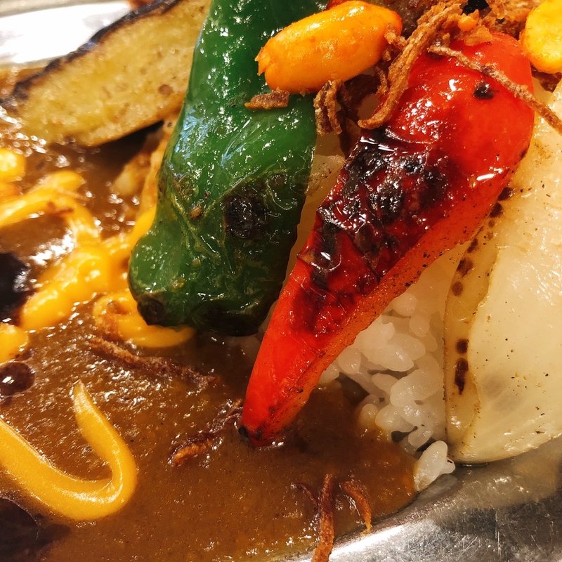 ホルモン黒バターカレー　ミニ(下北ホルモン 肉力屋)