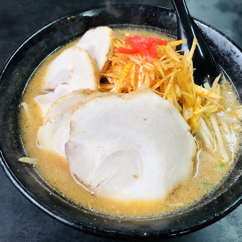 ネギ味噌ラーメン(ラーメンとん太 鳩ヶ谷店)